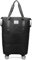 viriech Faltbare Reisetasche mit Rollen, erweiterbares Handgepäck mit abnehmbaren Rollen, Damen Weekender Tasche, Travel Handgepäck mit Nassfach für Sport, Fitness & Reisen (Schwarz)