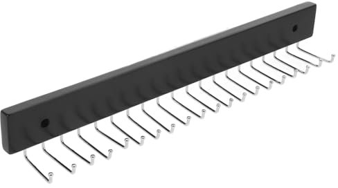 Zerodeko Support de Rangement pour Cravates Porte-Ceinture Mural Porte-Ceinture Suspendu Cintre de Ceinture Mural intérieur Organisateur de Porte-Cravates Cintre avec Crochets Métal