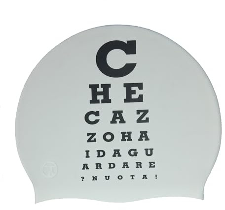Cuffia in silicone OCULISTA | Cuffia da Nuoto | Cuffia da Piscina | Grande Comfort e Aderenza | Arte e Nuoto