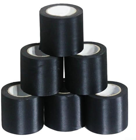 Hasaller 6 nastri isolanti per condizionatori d'aria, nastro isolante per tubi HVAC, bendaggio in PVC per installazione di aria condizionata, uso domestico, resistente alle intemperie, nastro adesivo