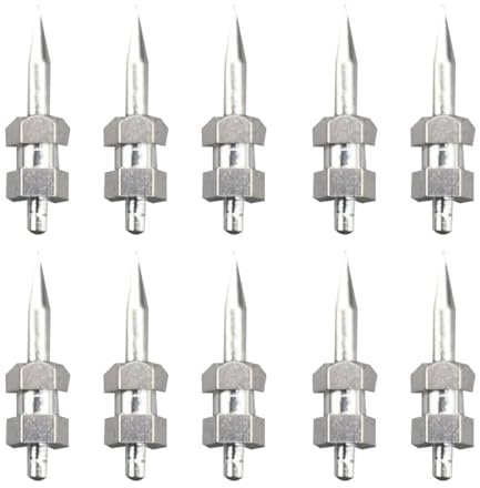 Feuchtigkeitstester-Sonde, Ersatzstifte für Feuchtigkeitsmesser - 10X Feuchtigkeitsersatz-Sondenstifte - Zubehör für Wassergehaltstests, Zubehör für Fadenfeuchtemessgeräte für, Brennholz, Ziegel