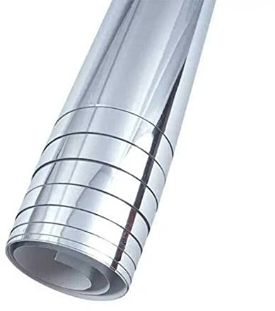 Micpointik Lámina de espejo autoadhesiva, 200 x 60 cm, acrílico para espejo de pared, para cocina, salón y baño