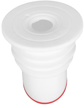 DOITOOL Obturateur de Noyau de Vidange en Silicone Blanc, Design Multifonctionnel Anti-odeur et Anti-obstruction, Adapté pour Drains de 18-50mm, Cuisine et Salle de Bain