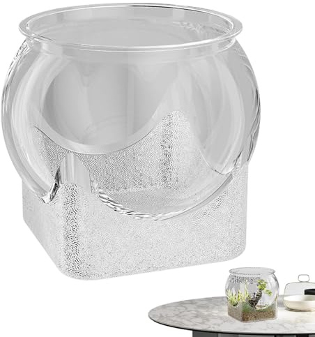 Aquarium Goldfischglas Rund Fischschale Desktop Dekoration Für Blumen Oder Als Fischglas