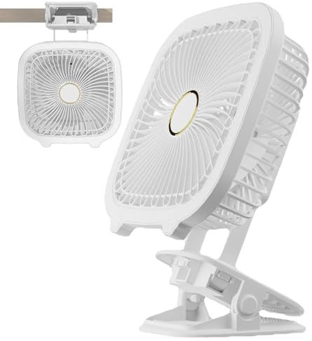 Ventilador genérico con clips, ventilador de escritorio silencioso 4 en 1