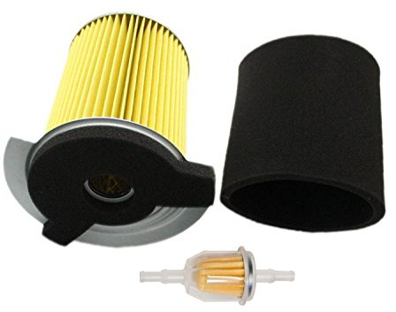 oxoxo Kraftstofffilter für KOHLER und Air Pre Filter für Yamaha G1 2 Cycle 1978–1989 und Gas Golf Cart G14 4 Cycle Gas 1995–1996 ersetzen jf7 Weihnachtsdeko – 14450–01 J10–14417–00