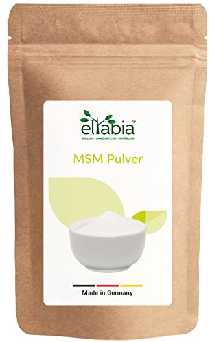 MSM Pulver 1kg | 99,9% reiner organischer Schwefel | Premium Methylsulfonylmethan ohne Zusätze | Vegan