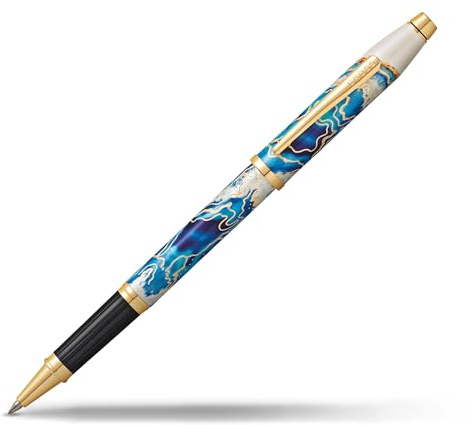 Cross Wanderlust Malta Rollerball (Strichstärke 0.7 mm, Schreibfarbe: schwarz, inkl. Geschenkbox)