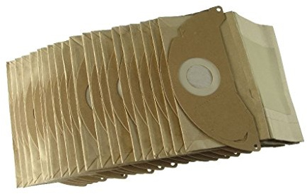 Vacuum Cleaner Dust Paper Bags Pack of 20 Compatible with Karcher IPX4 MV2 TYPE20 VC6200 WD2.200 WD2.240
