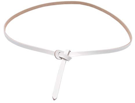 NUREINSS Damen Gürtel Schnallenfreier elastischer Taillengürtel Unsichtbarer Stretch ohne Schnallenbund White