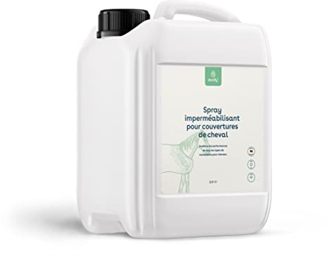 eco:fy Hästfiltar, impregneringsspray spray-on, impregnering, impregneringsmedel, impregnering, tätning mot fukt och smuts, ventilerande (2,5 liter)