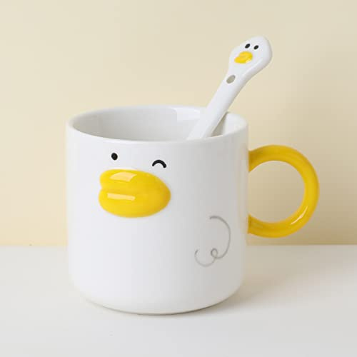 AKVAELFO Taza de pato de pico grande