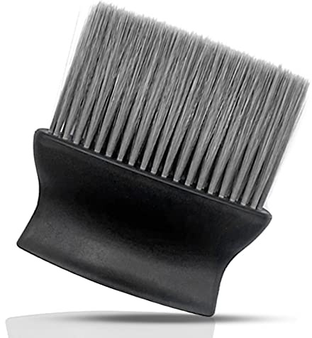 Ajxn Auto Interior Dust Brush, Car Cleaning Brushes Duster, Soft Bristles Detailing Brush Dusting Tool for Automotive Dashboard, Air Conditioner Vents, Leather, Computer,Scratch Free (Black)