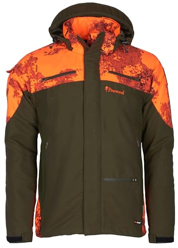 Pinewood Herren Hunter Pro Xtrem 2.0 Camou Jacke - Jagdjacke Herren - wind- und wasserdicht, atmungsaktiv und bequem mit praktischen Taschen und einem innovativem Tragesystem