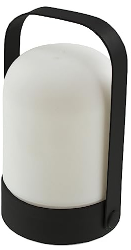 LED-Lampe Outdoor. Kunststoff. 3 warmweiße LEDs. batteriebetrieben. Timerfunktion. An-/Aus-Schalter Maße: Ø 14 x 22 cm. für den Außenbereich geeignet