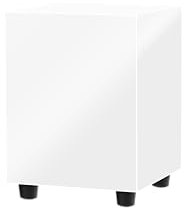 Pro-Ject Sub Box 50 E, kompakter aktiver Subwoofer mit Low und High Level Input, 100W (Weiß)