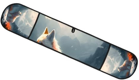 Maniques doubles pour four, motif renard, résistant à la chaleur
