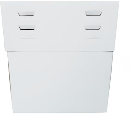 GLOTOMANIA - Caja para Tartas Ajustable - 4 Alturas 20/22/26.5/30 cm - Cartón Resistente de Calidad Alimentaria - Pack de 5 Unidades - Fácil Transporte y Almacenamiento