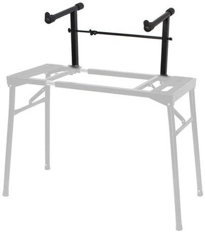 condinggen Universal Adjustable Width Keyboard Stand Extension, Second Tier for Electronic Piano, Music Instrument Accessories