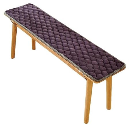 LIUYUYOUGO Sitzauflagen Für Bank,Bankkissen Für Draußen 2/3 Sitzer Rauten Sitzkissen Aus Weichem Flanell Für Draußen rutschfeste Rechteckige Sitzbankauflage Für Garten Terrasse Drinnen Und Dra