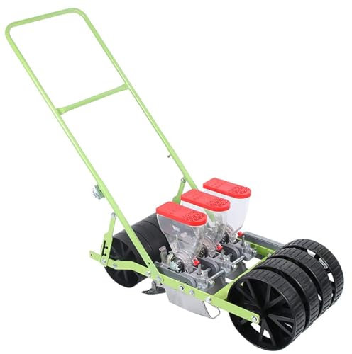 COYEUX 3 Row Hand Push Garden Seeder, Precision Hand Push Garden Seeder, Adjustable Plant Spacing Spreader - Sow Seeds with Ease
