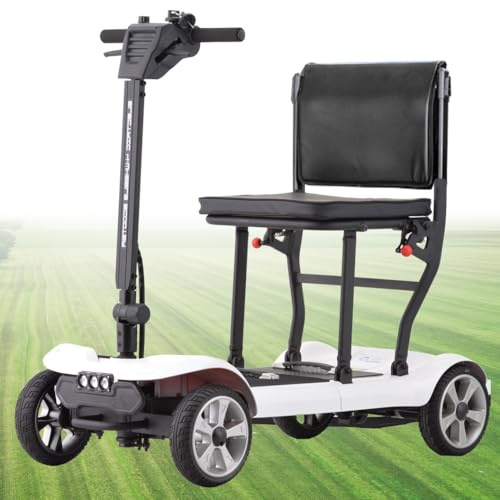Angetriebene Mobilitätsroller,Faltbar,4-Rad-Mobilitätsroller,Mobilitätsroller Für Erwachsene,Leichte Mobilitätsroller,270-W-Motor,Tragfähigkeit 120 Kg/265 Lbs A
