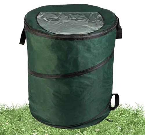 Bote de Basura para Acampar al Aire Libre, Bote de Basura para Acampar Plegable | Contenedor de basura de jardín de gran capacidad - Contenedor de reciclaje plegable para acampar, contenedor de almace