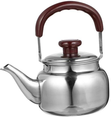 GALPADA Whistling Teakettle 500ml Stainless Steel Portable Household Tea Kettle with Anti-Heat Handle for Brewing and Boiling Water in Kitchen and Outdoor Use