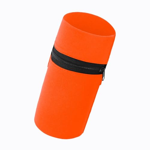 GreatRise 2 Stück Sport Handgelenk Tasche mit Reißverschluss, Schnell Trocknende Handgelenktasche Armband Brieftaschen Aufbewahrung zum bis 6,1 Zoll Handy, für Wandern Laufen Radfahren Orange