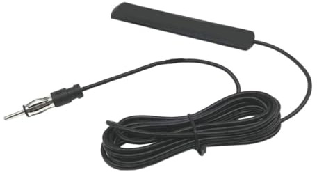 Amosfun Antenne Voiture Am FM pour Pare-Brise Montage Compatible Voiture Camion SUV Récepteur Stéréo Amélioration Signal Radio