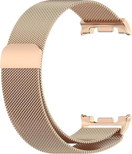 Rem kompatibel med Samsung Galaxy Watch 8 Classic remmar, rostfritt stål metall nät armband ersättningsarmband för Galaxy Watch 8 Smartwatch, En storlek, Aluminium, Armband för Samsung Galaxy Watch 8