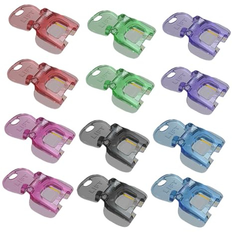 rockible Abrelatas fácil de usar, abrelatas, abridor de anilla para barra, abrelatas de refrescos, bebidas, cerveza, tapa protectora para viajes, ancianos, 12 Piezas