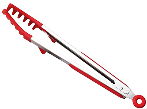 WEKADRIN Pinza para Pasta Resistente al Calor Mango Ergonómico Antideslizante Utensilio Portátil para Buffet Picnic y Barbacoa Accesorio Seguro para Cocina y Espaguetis