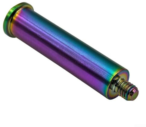Tendeur de chaîne de vélo pliable Brompton avec 8 mm ou 10 mm de diamètre, matériau en alliage Ti et tige filetée M5 P0 8 pour un ajustement sûr et durable (diamètre 10 mm)