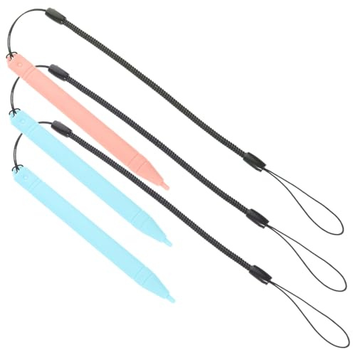 UKCOCO Stylets pour Tablette LCD Garçon et Filles, Stylo Dessin Plastique Cordon, Couleurs Aléatoires, Lot de 3 Set de Pièces, Accessoires Ludiques pour Dessin et Plusieurs Styles