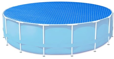 Lona solar para piscina enterrada | Accesorios redondos para aislamiento | Lona térmica de natación,Manta térmica para piscina para casas, condominios, campings, jardines, parques infantiles