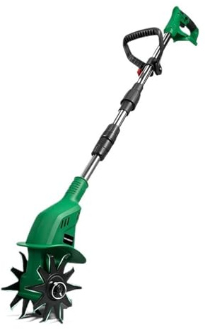 Motocultor Inalámbrico De 1600W, Cultivador, Escarificador, Cortacésped, Herramienta Eléctrica For Pin Batería 21V Gran Potencia(2xBattery Set)