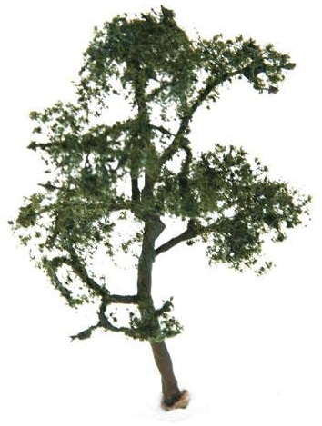 Sharplace 1/150 Scale Model Train Tree Sycamore, Miniature Diorama Supplies, Green