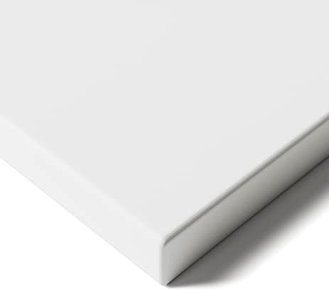 Desktronic Tischplatte 200x80 cm Schreibtischplatte – Perfekt für höhenverstellbare Schreibtische, Esstische und mehr – Made in Europe – 25 mm stabile Tischplatte langlebig (Weiß)