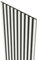 MEBANO. Paneles Acústicos De Madera 240x53 cm Panel Decorativo De Pared Listones Modernos En Fieltro Revestimiento De Pared MDF Color Blanco Semimate