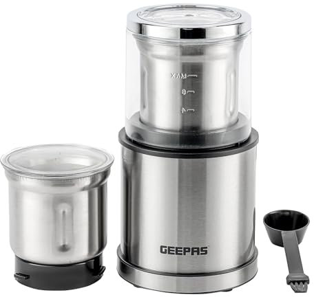 New 200W Multifunctional Spice Nuts Wet & Dry Grinder and Coffee Mill Food Processor Stainless Steel Blades Transparent Lid
