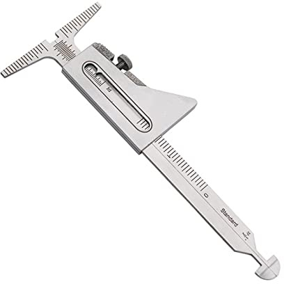 Jauge de soudage en acier inoxydable haut et bas pouces et métriques pour mesure de tuyau après montage/alignement pour 3 jauges de soudage 32 mm outil de mesure