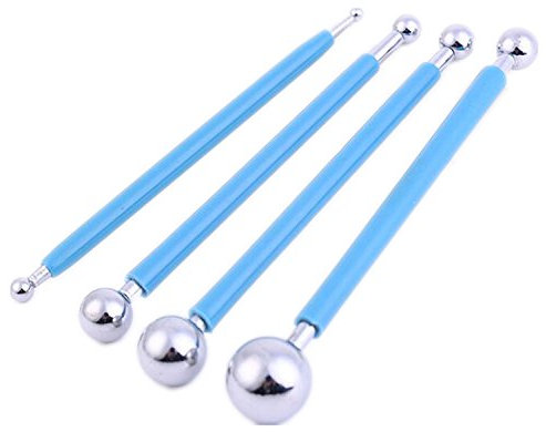 ODETOJOY 4 Stück Papier Quilling Werkzeug 3D Kuppeln Ball Mini Form Quilling Papier Ball Eindruck Quilling Schablone Halbkugeln DIY Handgemachten