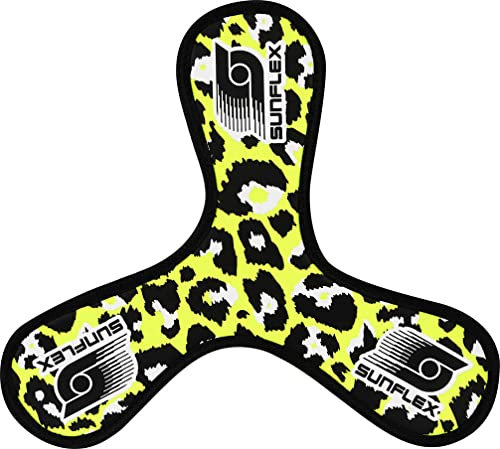 Sunflex Jerseyprene Cassini Neoremix Animal | Leichter Bumerang für den Strand und den Park | sehr weich und lässt Sich ohne Verletzungsgefahr fangen | extrem robust und für Jede Altersgruppe