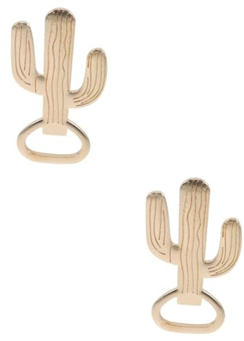 Alipis 2 Piezas Abrebotellas Herramienta Para Abrir Botellas De Cerveza Abridor De Botellas De Murciélago Sacacorchos De Viaje Abrelatas De Alta Resistencia Novia Aleación Cactus