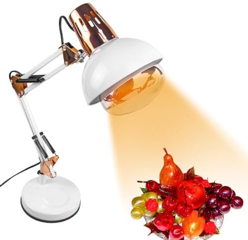 DUEBEL Lampe chauffante pour bonbons, sucettes, outil de chauffage Isomalt abordable pour débutants en sucre, machine à bonbons, boulanger, confiseur, plaqué or blanc