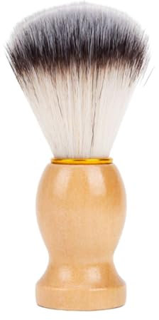 Aiweijia Bartpflege Rasierpinsel Herren mit weichen Borsten und Holzgriff Herren Rasierpinsel für Haarsalon Werkzeug Nassrasierpinsel für Männer