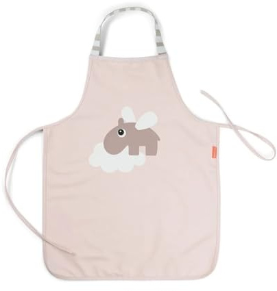 Done by Deer – wasserdichte Kinderschürze – 48x38 cm – Lätzchen, bemalen, Baby – Lässig, frottee – Puderfarbe