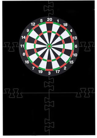 Dartboard Surround Wandschutz - Verlängerter Wandschutz Für Dartscheiben-Umrandung, Dartboard-Wandschutz |Dart Catchring Surround, Dartscheibe Schutzring, Dart Surround Auffangring Für drinnen draußen