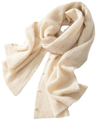 TFYSFSHN Strickschal Kaschmir Damen Frühling Herbst und Winter Weich Warm (türkis Fleece Einheitsgröße)